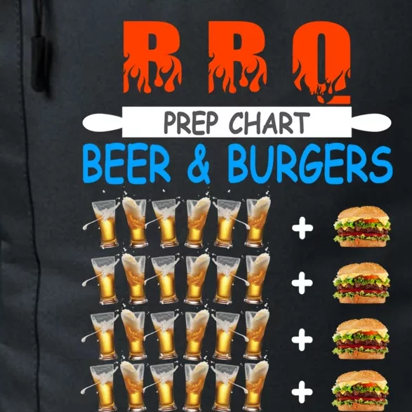 Funny Bbq Beer To Burger Ratio Conversion Prep Chart 6 To 1 Cool Gift Daily Commute Backpack