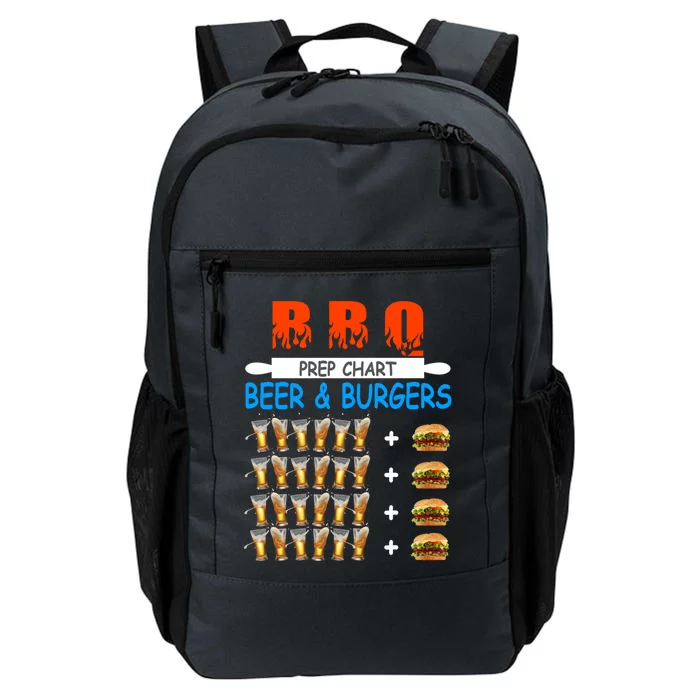 Funny Bbq Beer To Burger Ratio Conversion Prep Chart 6 To 1 Cool Gift Daily Commute Backpack