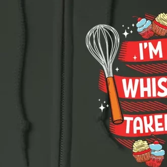 Funny Baking Baker Gift Whisk Pun Pastry Chef Cook Present Full Zip Hoodie