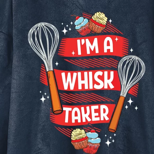 Funny Baking Baker Gift Whisk Pun Pastry Chef Cook Present Hooded Wearable Blanket