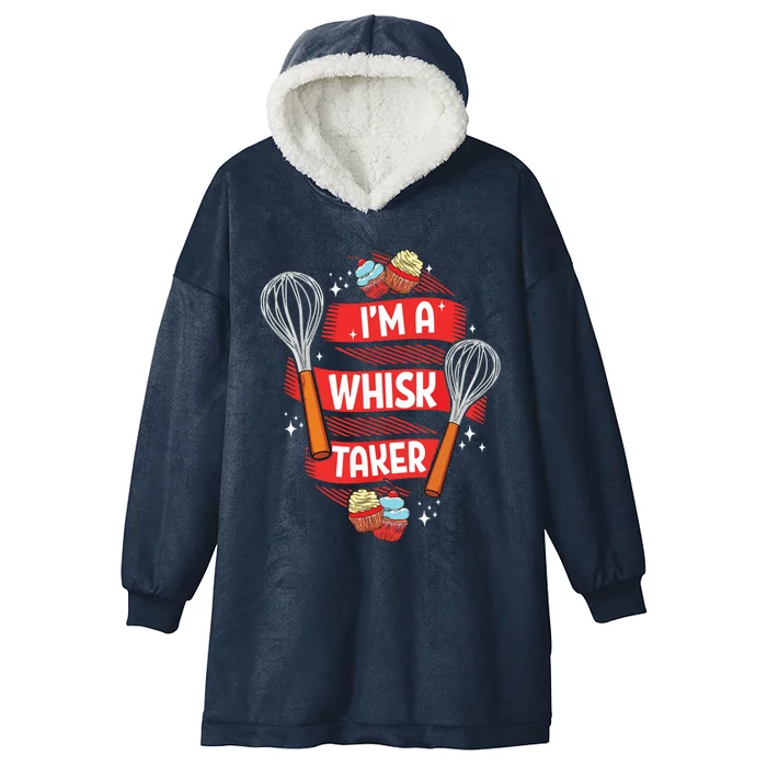 Funny Baking Baker Gift Whisk Pun Pastry Chef Cook Present Hooded Wearable Blanket