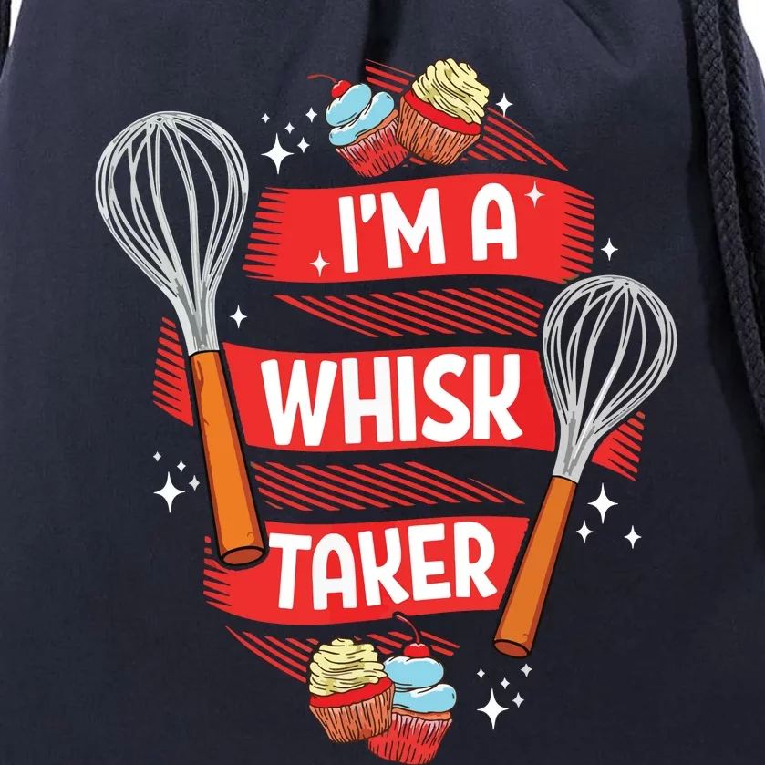 Funny Baking Baker Gift Whisk Pun Pastry Chef Cook Present Drawstring Bag