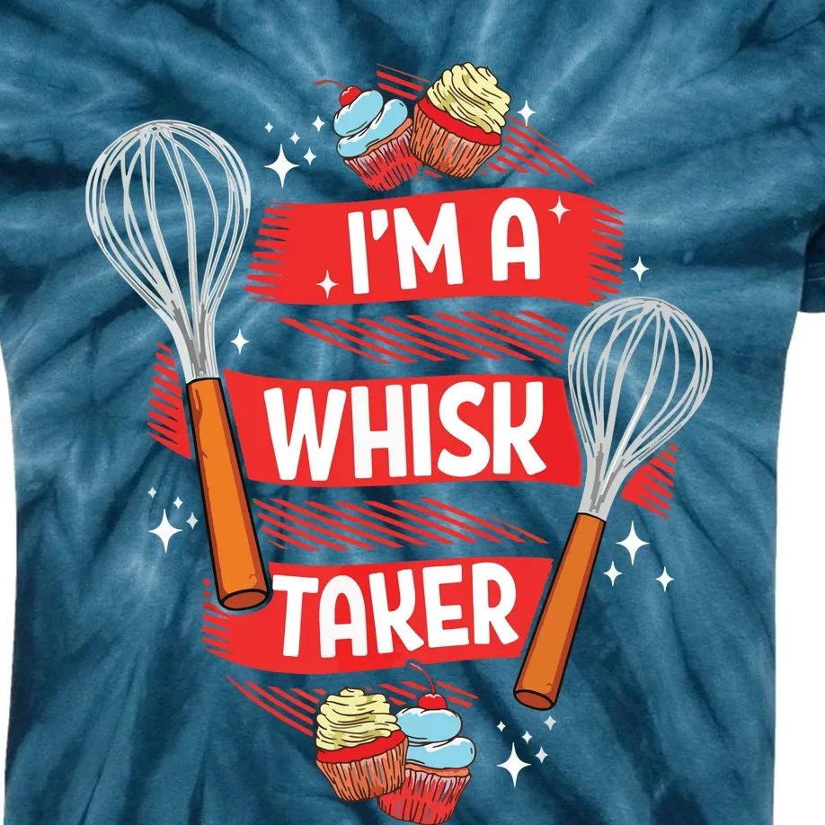 Funny Baking Baker Gift Whisk Pun Pastry Chef Cook Present Kids Tie-Dye T-Shirt