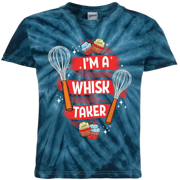 Funny Baking Baker Gift Whisk Pun Pastry Chef Cook Present Kids Tie-Dye T-Shirt