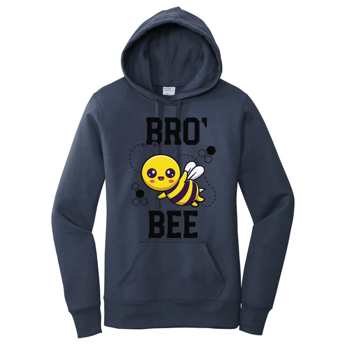 Family Bee Brother Bro Birthday First Bee Day Outfit Women's Pullover Hoodie