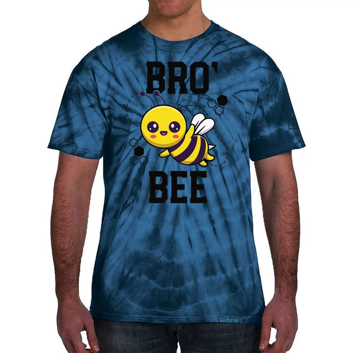 Family Bee Brother Bro Birthday First Bee Day Outfit Tie-Dye T-Shirt