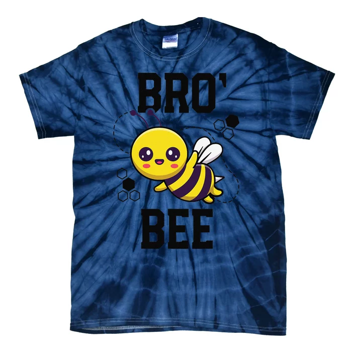 Family Bee Brother Bro Birthday First Bee Day Outfit Tie-Dye T-Shirt