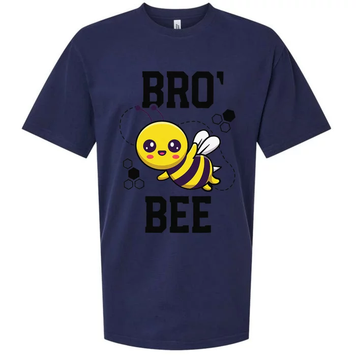 Family Bee Brother Bro Birthday First Bee Day Outfit Sueded Cloud Jersey T-Shirt