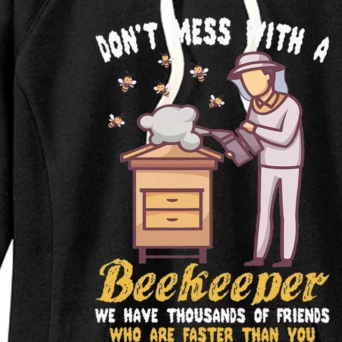 Funny Beekeeper Beekeeping Supplies Honey Bees Beehive Women's Fleece Hoodie