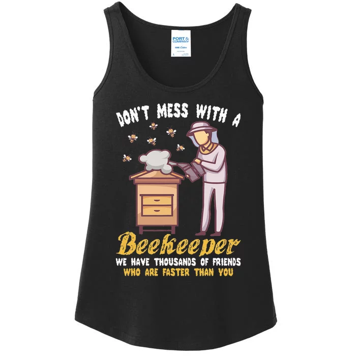 Funny Beekeeper Beekeeping Supplies Honey Bees Beehive Ladies Essential Tank