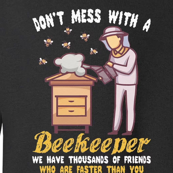 Funny Beekeeper Beekeeping Supplies Honey Bees Beehive Toddler Sweatshirt