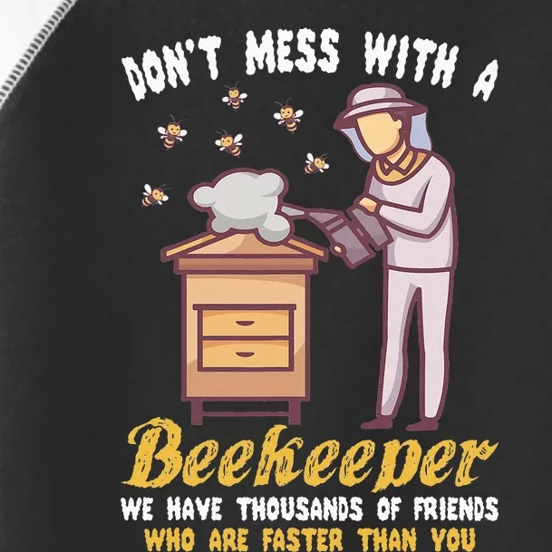 Funny Beekeeper Beekeeping Supplies Honey Bees Beehive Toddler Fine Jersey T-Shirt