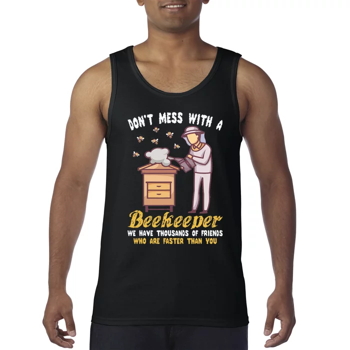 Funny Beekeeper Beekeeping Supplies Honey Bees Beehive Tank Top