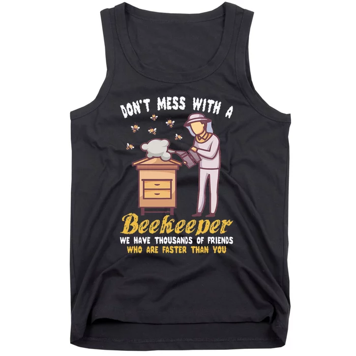 Funny Beekeeper Beekeeping Supplies Honey Bees Beehive Tank Top