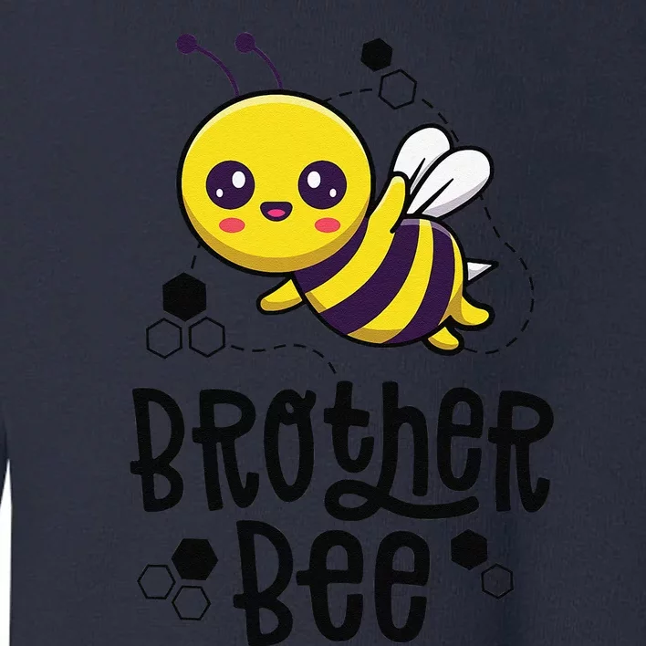 Family Bee Brother Bro First Bee Day Outfit Birthday Gift Toddler Sweatshirt