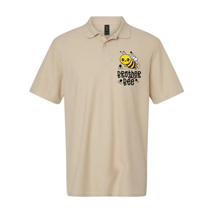 Family Bee Brother Bro First Bee Day Outfit Birthday Gift Softstyle Adult Sport Polo