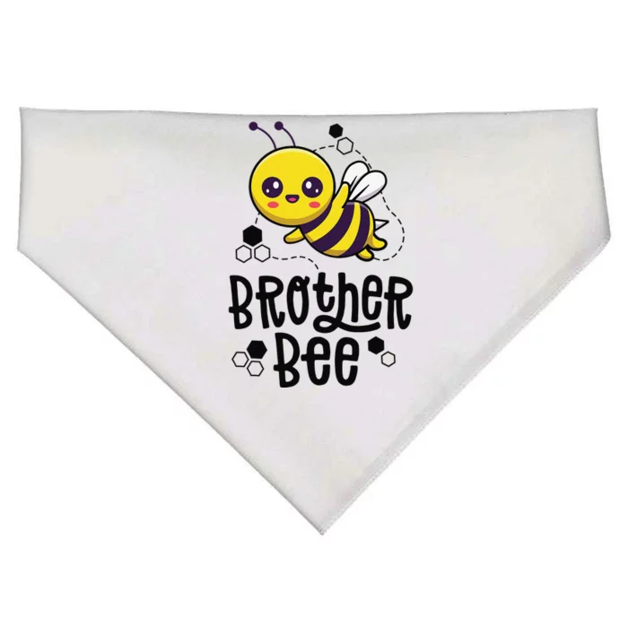 Family Bee Brother Bro First Bee Day Outfit Birthday Gift USA-Made Doggie Bandana