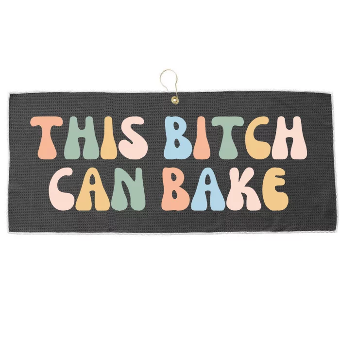 Funny Baker Baking Lover Large Microfiber Waffle Golf Towel