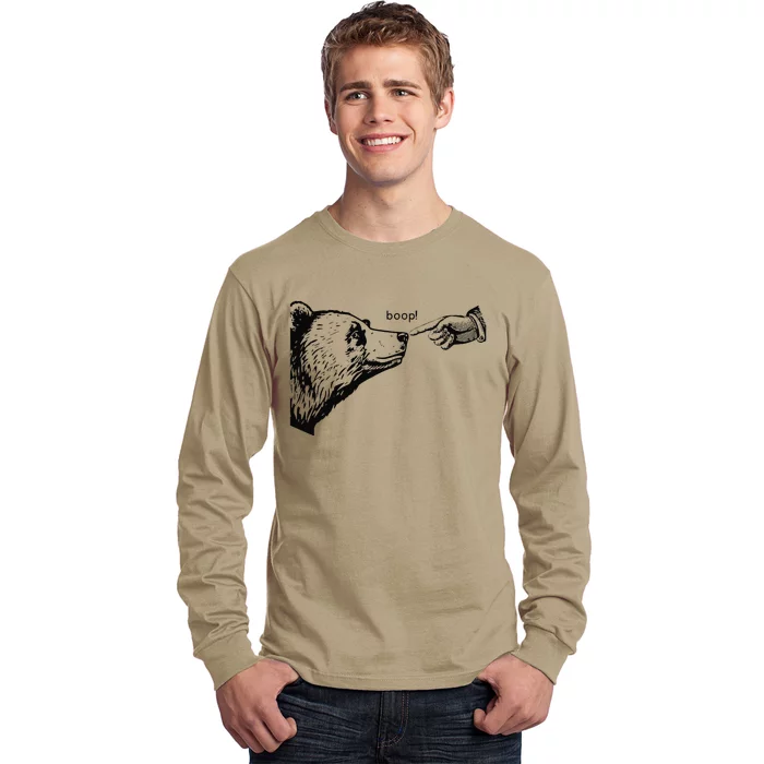 Funny Boop Bear Gift Long Sleeve Shirt