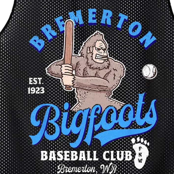 Funny Bigfoot Baseball Retro Minor League Baseball Team Mesh Reversible Basketball Jersey Tank