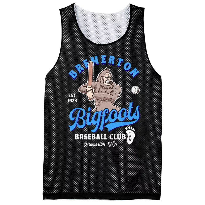 Funny Bigfoot Baseball Retro Minor League Baseball Team Mesh Reversible Basketball Jersey Tank