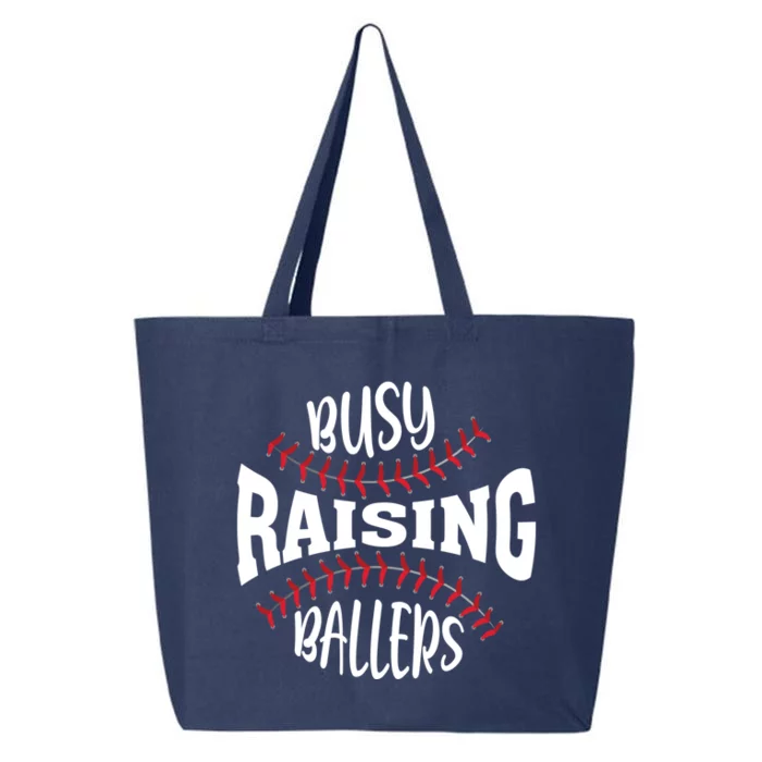 Funny Baseball - Busy Raising Ballers 25L Jumbo Tote