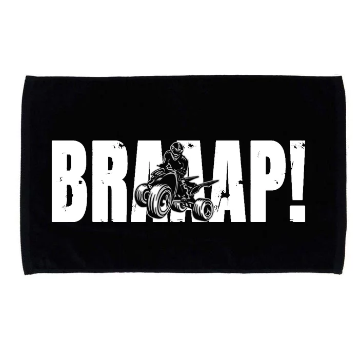 Funny Brap Brap Quad ATV Braap Microfiber Hand Towel