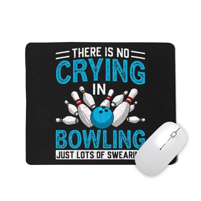 Funny Bowling Bowlers And Bowling Fan Mousepad