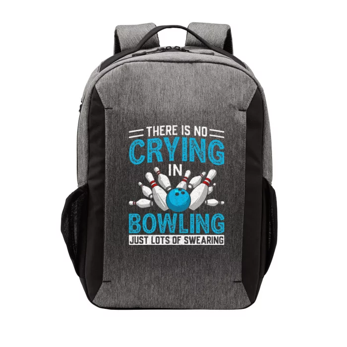 Funny Bowling Bowlers And Bowling Fan Vector Backpack