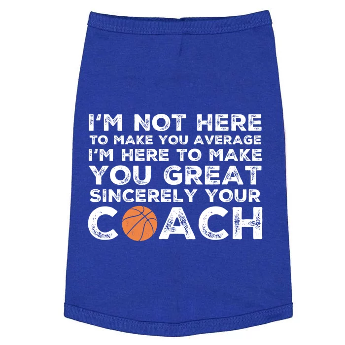 Funny Basketball Coach Gift Basketball Coaching Gift Doggie Tank