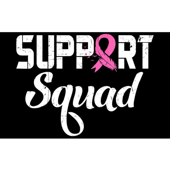 Funny Breast Cancer Warrior Support Squad Awareness Bumper Sticker