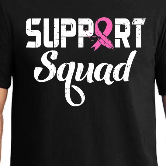 Funny Breast Cancer Warrior Support Squad Awareness Pajama Set