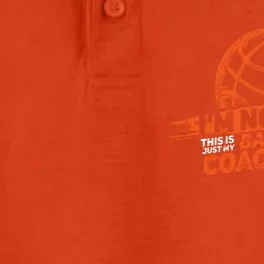 Funny Basketball Coach Gift Hoops Coaching Gift Dry Zone Grid Performance Polo