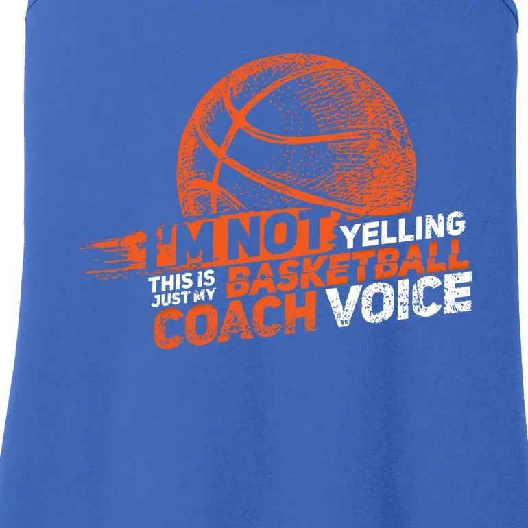 Funny Basketball Coach Gift Hoops Coaching Gift Ladies Essential Tank