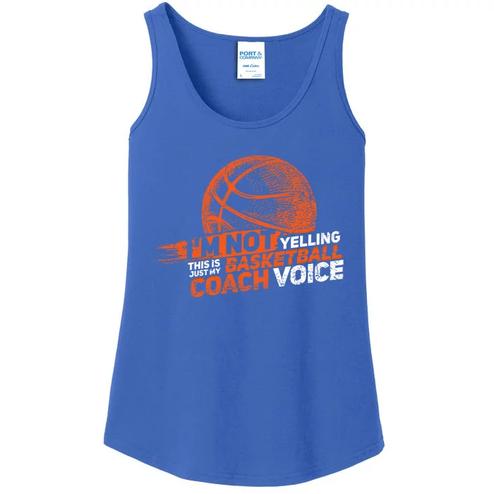 Funny Basketball Coach Gift Hoops Coaching Gift Ladies Essential Tank