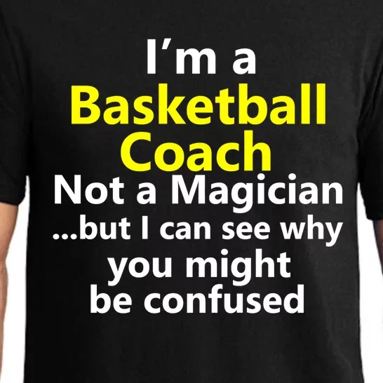 Funny Basketball Coach Job Coaching Instructor Career Gift Pajama Set