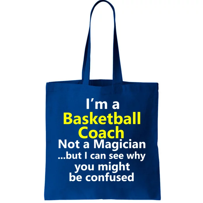 Funny Basketball Coach Job Coaching Instructor Career Gift Tote Bag