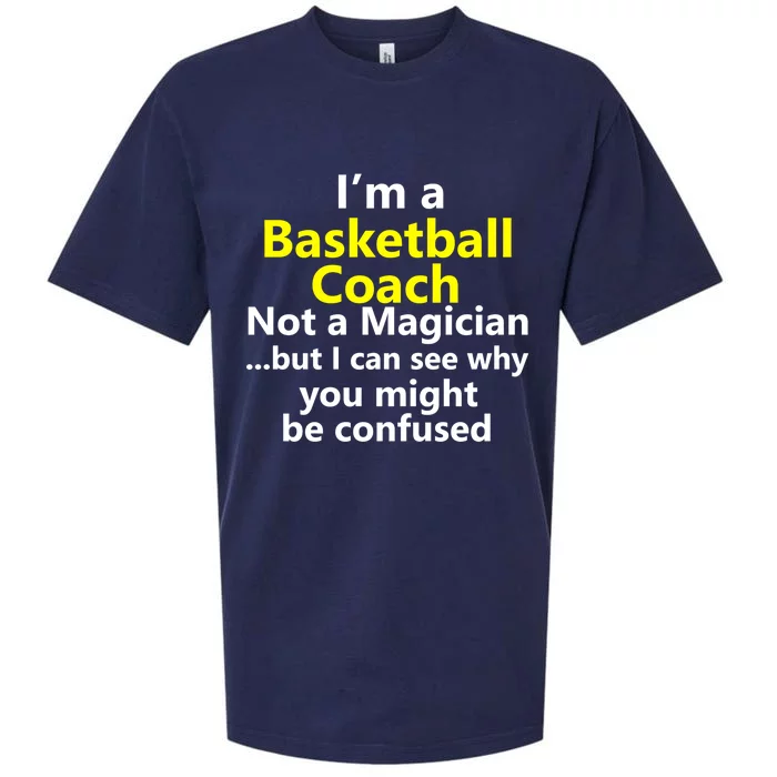 Funny Basketball Coach Job Coaching Instructor Career Gift Sueded Cloud Jersey T-Shirt