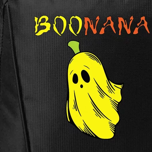 Funny Boonana Cute Banana Ghost Halloween Banana Lover City Backpack