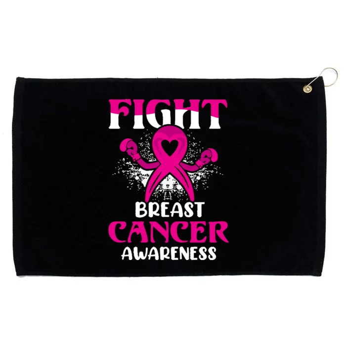 Fight Breast Cancer Awareness Grommeted Golf Towel