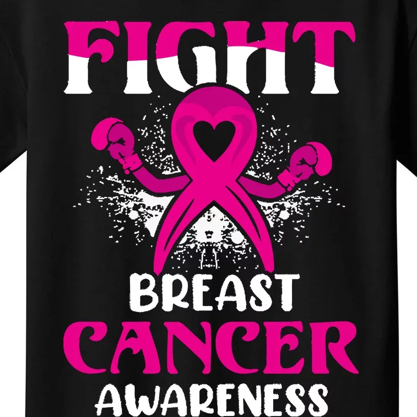 Fight Breast Cancer Awareness Kids T-Shirt