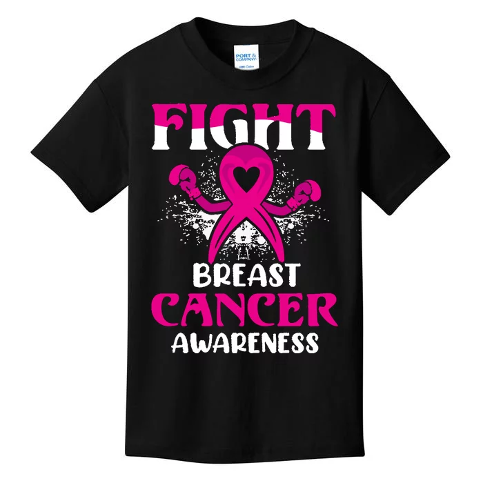 Fight Breast Cancer Awareness Kids T-Shirt