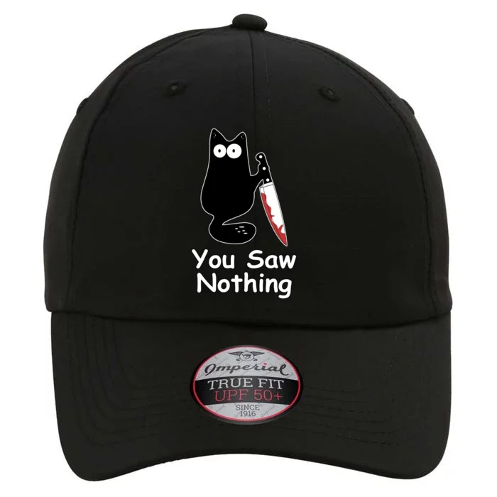 Funny Black Cat Meme You Saw Nothing The Original Performance Cap