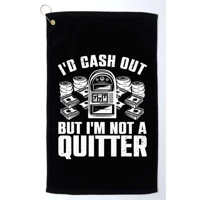 funny Best Casino For Casino Gambling Gamblers Platinum Collection Golf Towel