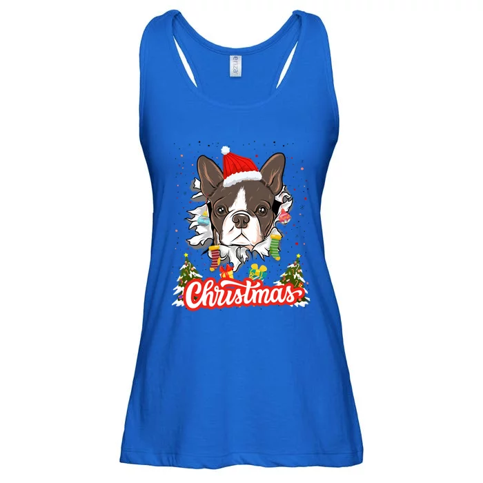 French Bulldog Christmas Idea For And Xmas Frenchie Gift Ladies Essential Flowy Tank