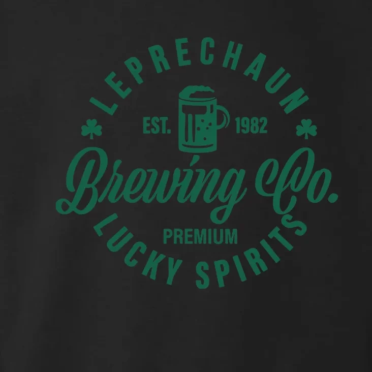 Funny Brewing Co St Patricks Day Leprechaun Lucky Spirits Toddler Hoodie