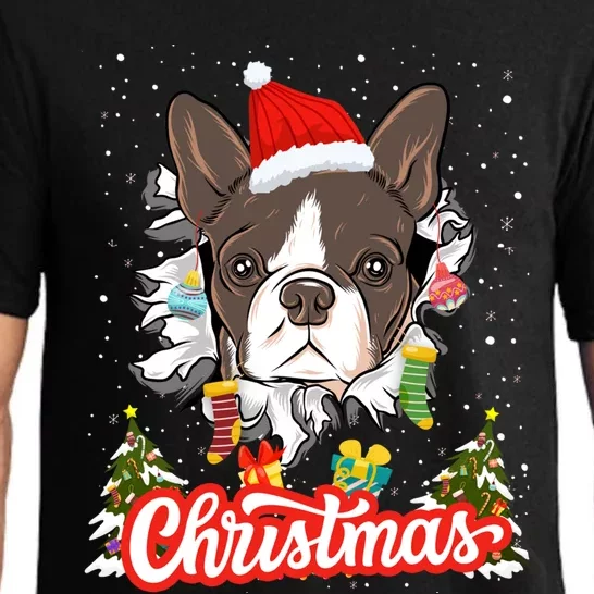 French Bulldog Christmas Idea For And Xmas Frenchie Cool Gift Pajama Set