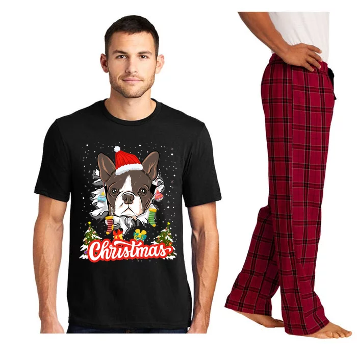 French Bulldog Christmas Idea For And Xmas Frenchie Cool Gift Pajama Set