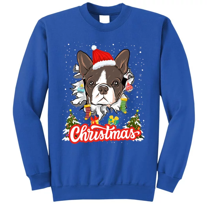 French Bulldog Christmas Idea For And Xmas Frenchie Cool Gift Sweatshirt