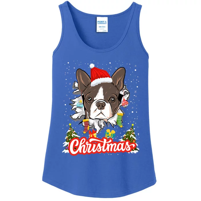 French Bulldog Christmas Idea For And Xmas Frenchie Cool Gift Ladies Essential Tank